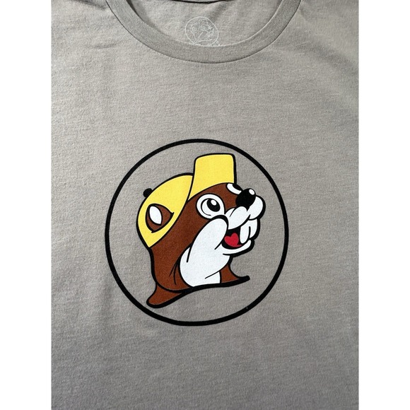 Buc-ee's Alabama Short Sleeve Tan T-shirt Men's AL Fits Medium - Picture 2 of 6